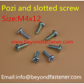 Pozi Screw Slot Bolts Fastener